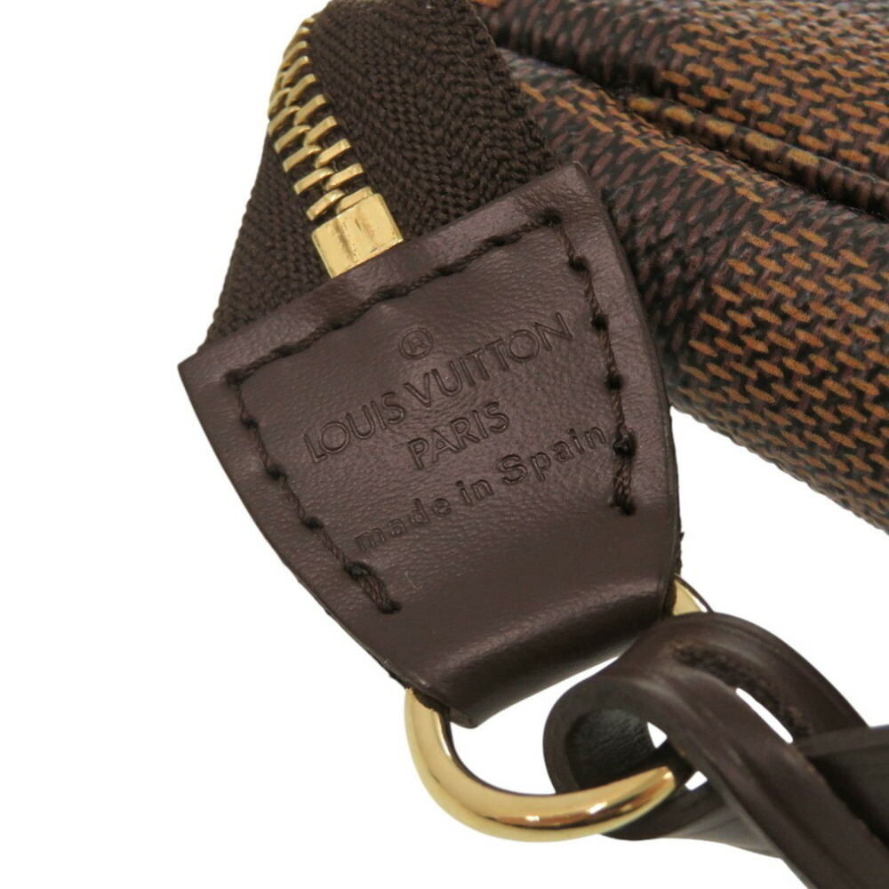 LOUIS VUITTON Authentic Brown Damier Pochette Pouch - Picture 7 of 9